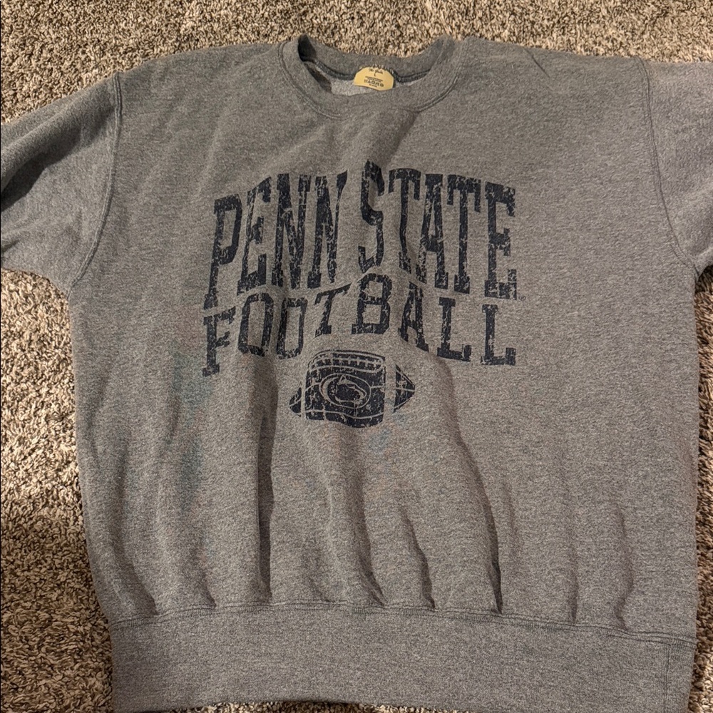 Dark Gray Penn State Football Sweatshirt